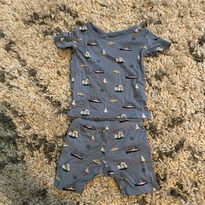 Kyte BABY Blue Sailboat Pajama Set
